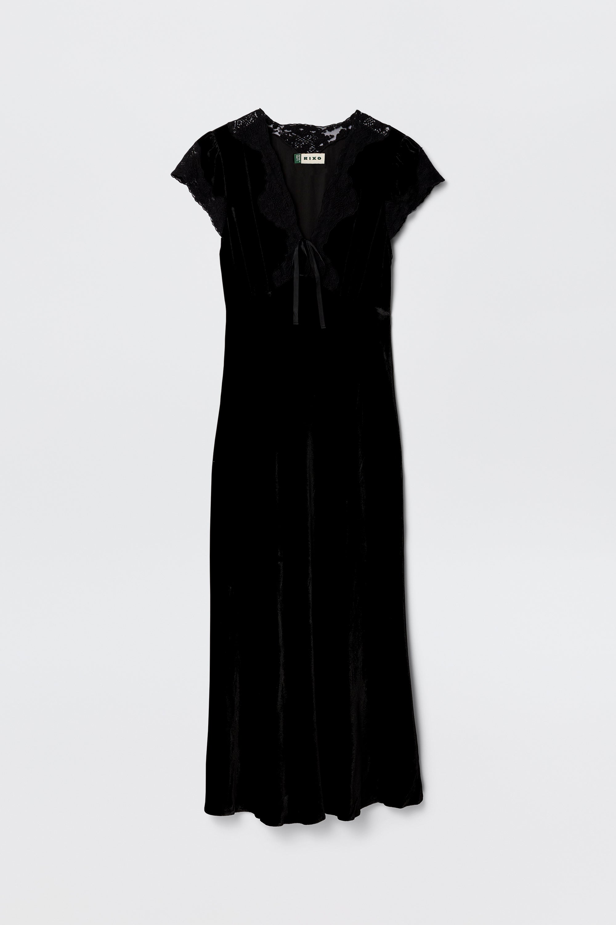 美品✨AMERI VELOUR LACE NO SLEEVE DRESS M 010.05102.424.