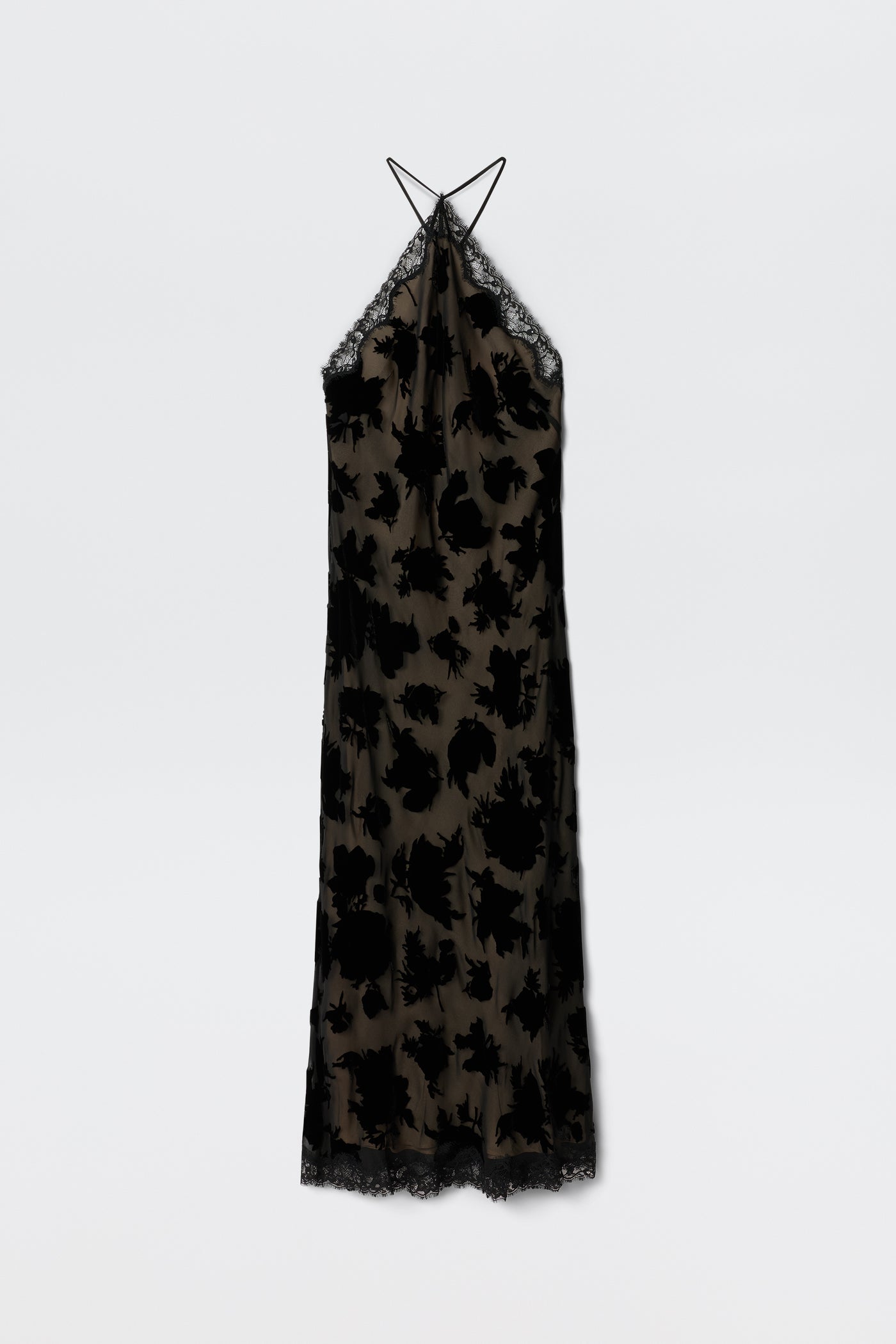 RIXO Harlan Silk-Velvet Devor Countryside Mono RIXO Harlan Silk-Velvet Devor Countryside Mono
