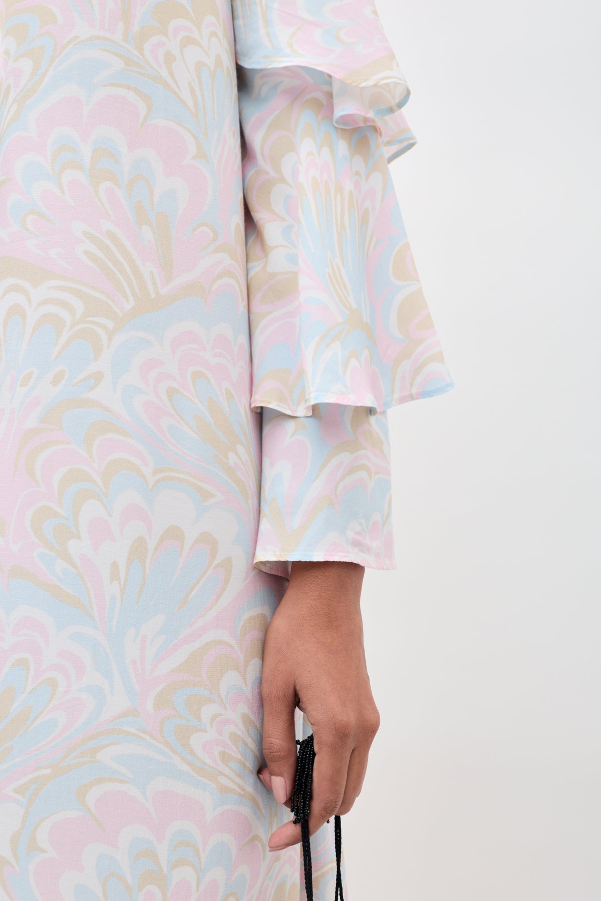 pastel marble dress Marble Magic: Trendy Prints for Your Wardrobe