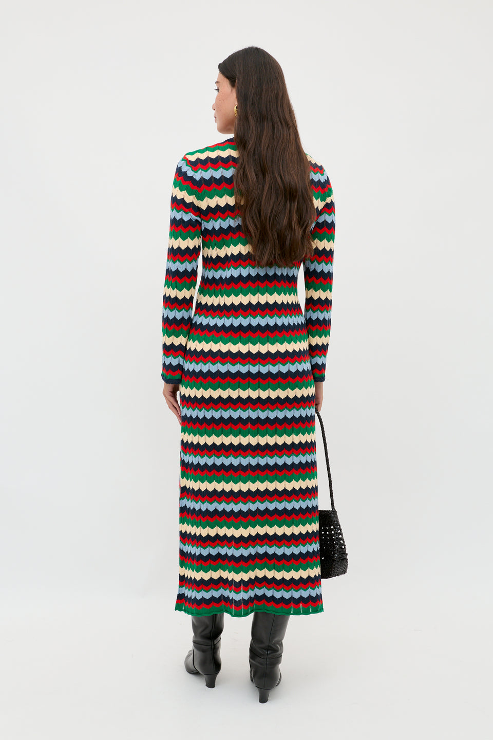 Lucila  -  Retro Chevron Blue