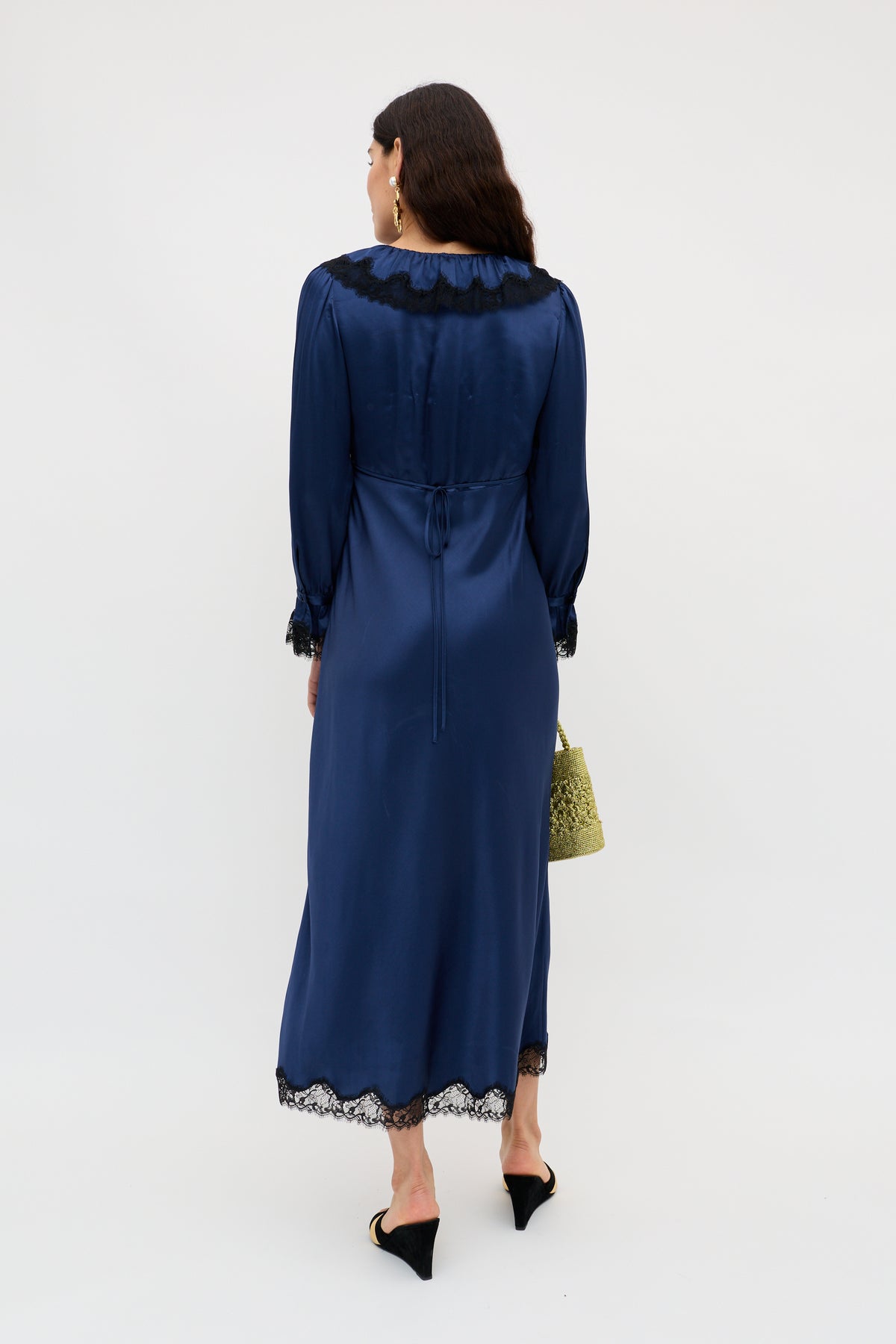bari satin midi dress Bari Jay Bridesmaid Dress Style Lux Infinity Dusk