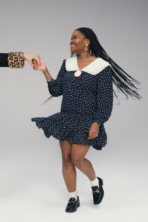 Valetta -  Layla Dot Navy