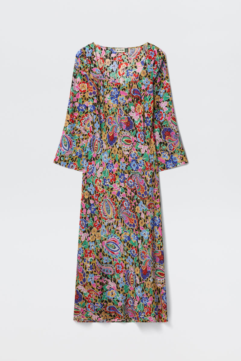 Noraya - Cara Floral Leopard Brown