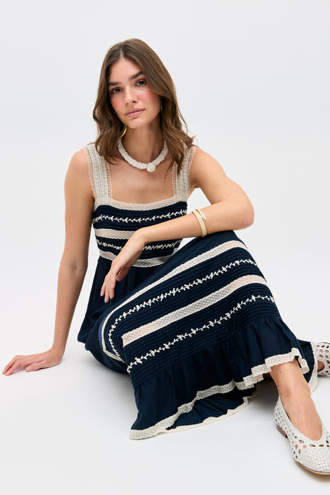 malie maxi dress Malie Lace Dress