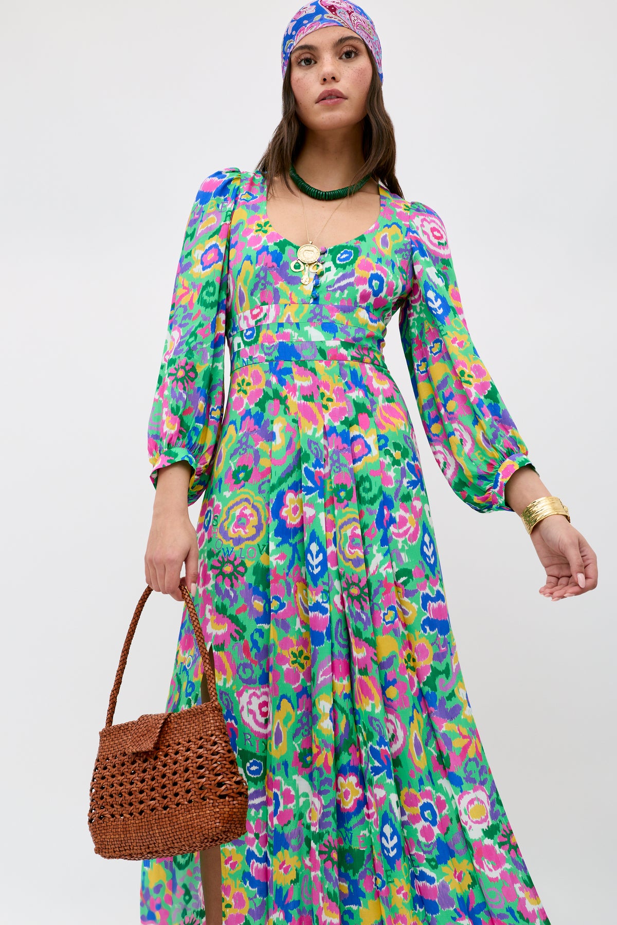 ikat print dress design Guadalupe Design Luciana Ikat Dress