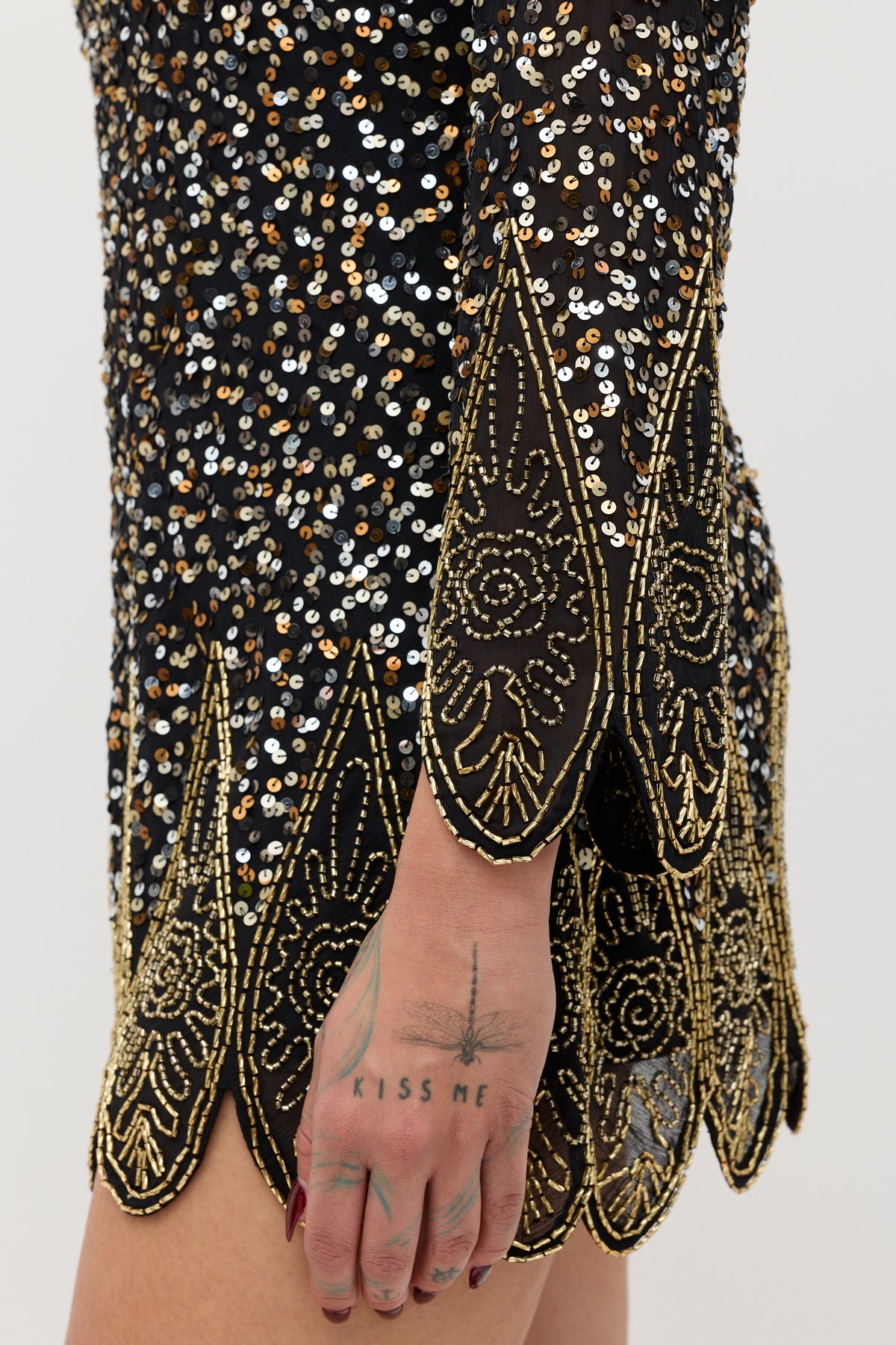 RIXO Dulce Embellished Mini Florence Embellishment Gold RIXO Dulce Embellished Mini Florence Embellishment Gold
