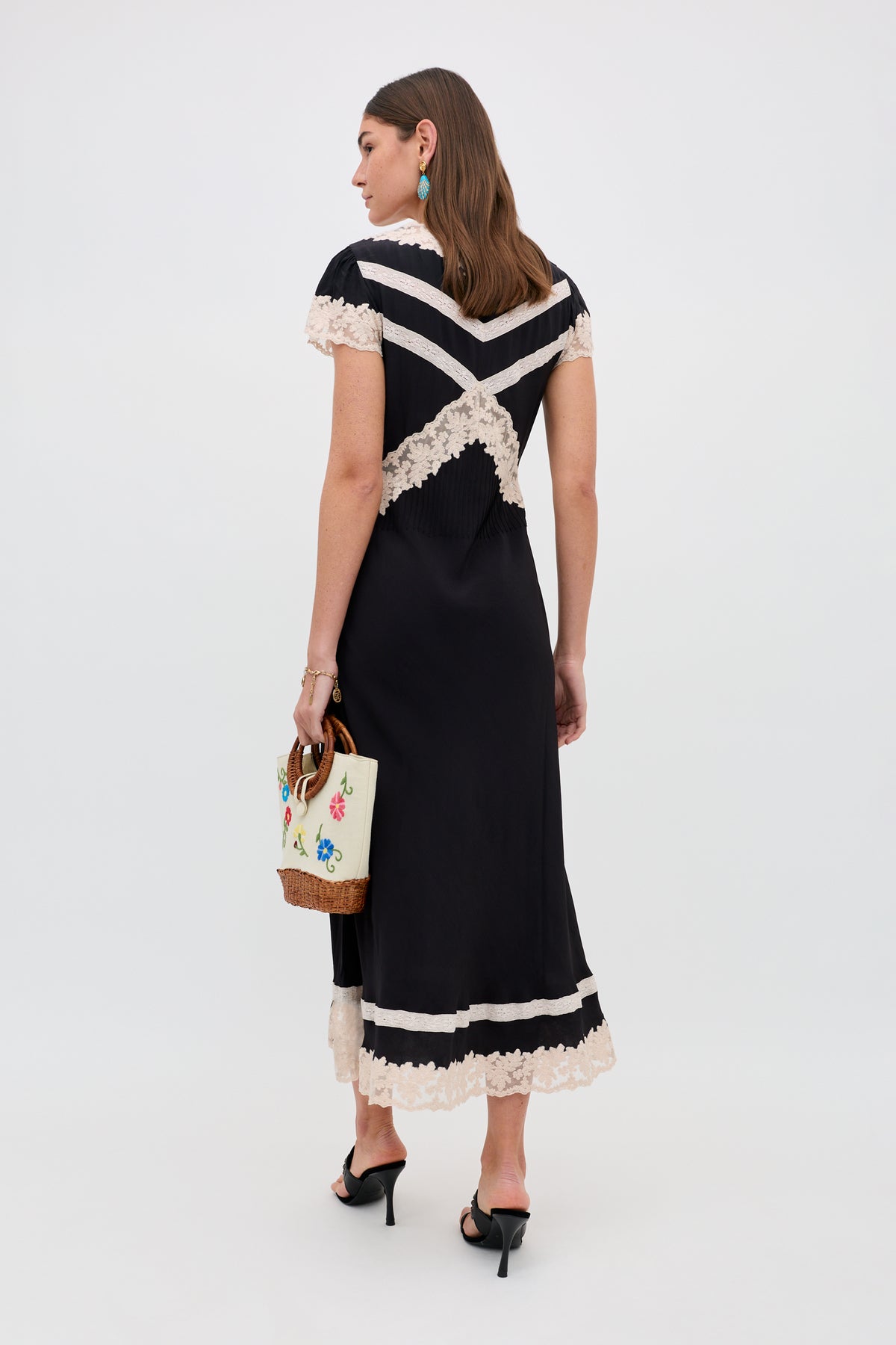 Martina Midi Dress in Black | RIXO USA Martina Midi Dress in Black | RIXO USA