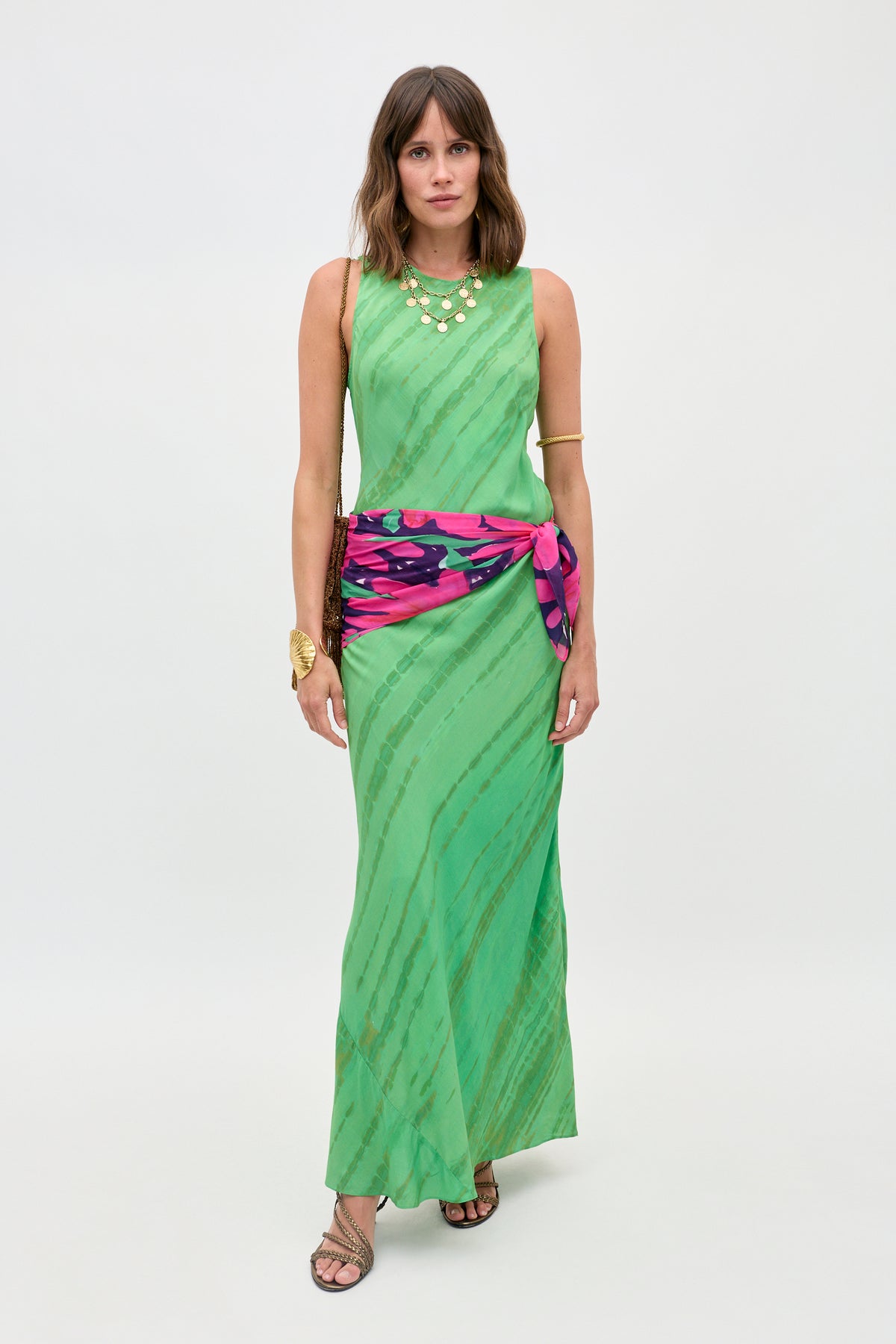 Yousra - Tie Dye Green