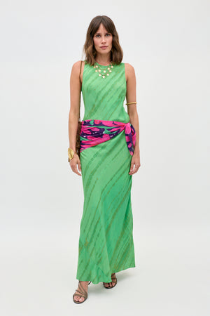 Yousra - Tie Dye Green