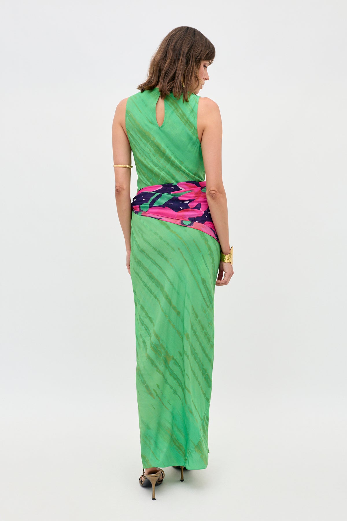 Yousra - Tie Dye Green