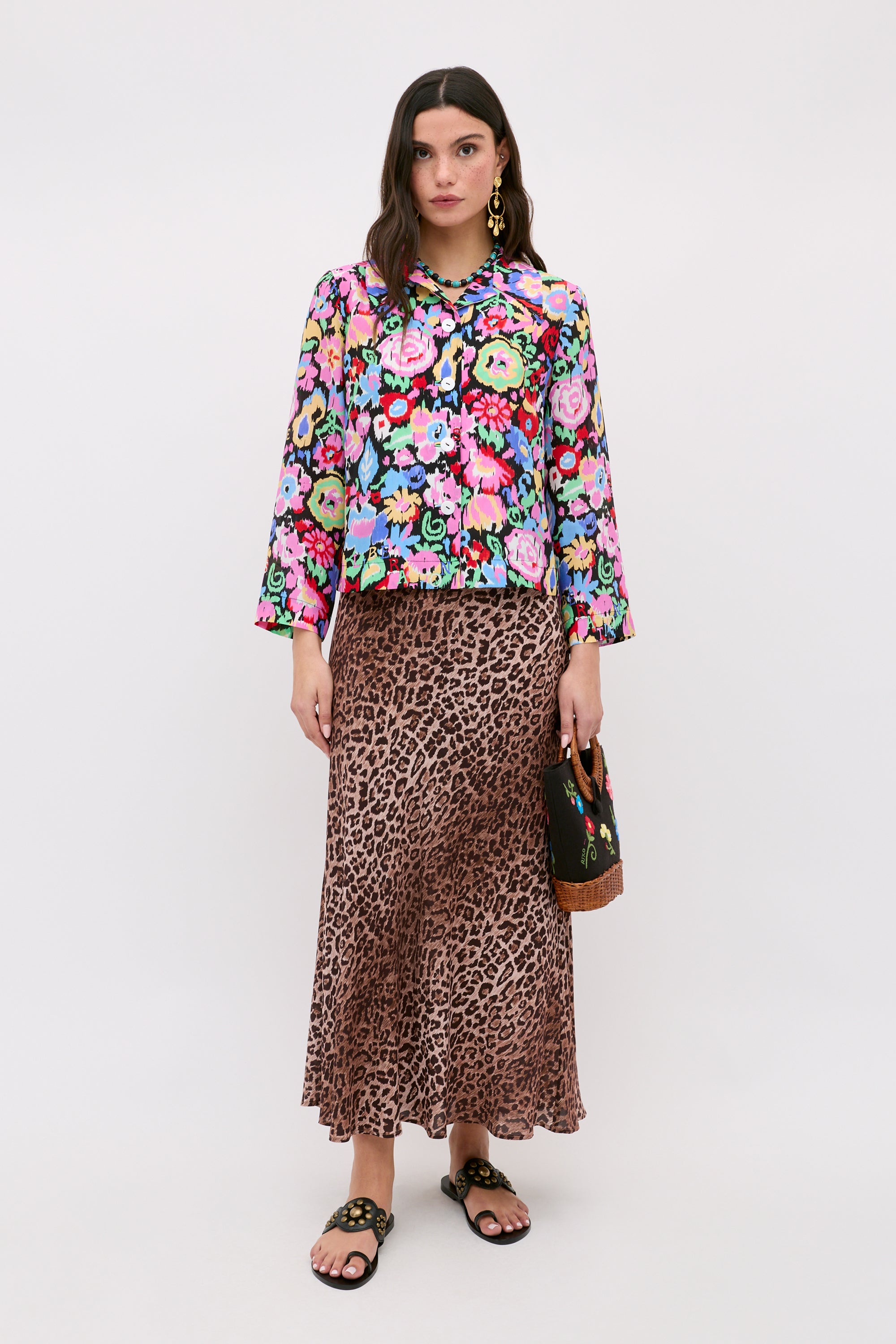 スカート ANDREA&Co. Jacquard Ribbon Skirt ANDREA&Co./BOTANICALJACQUARD SKIRT - メルカリ
