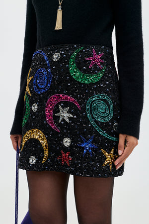 Minna - Starry Moon Embellishment Black