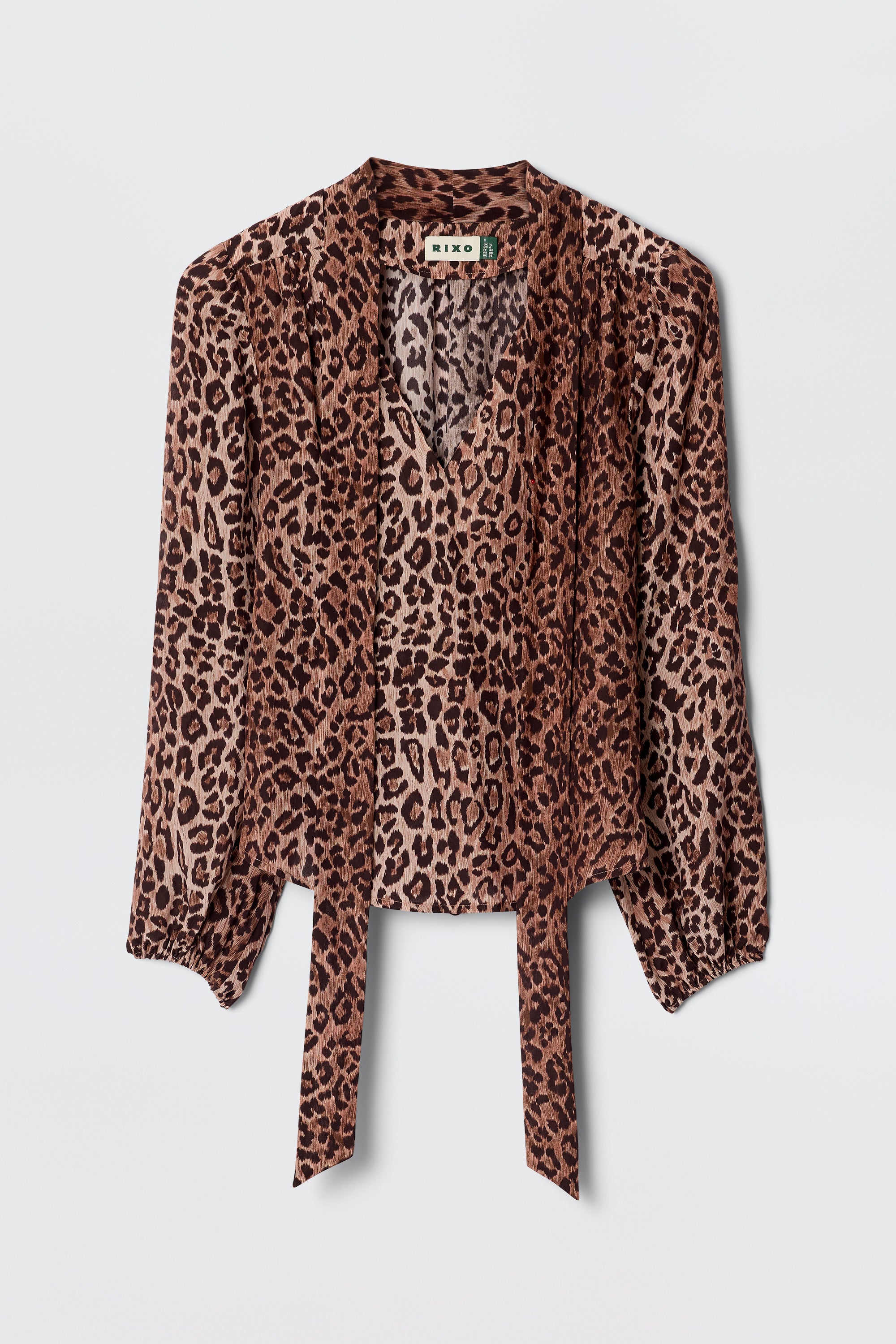 MASU ZIP-UP LEOPARD SILK SHIRT(BROWN) 【MASU】ZIP-UP LEOPARD SILK