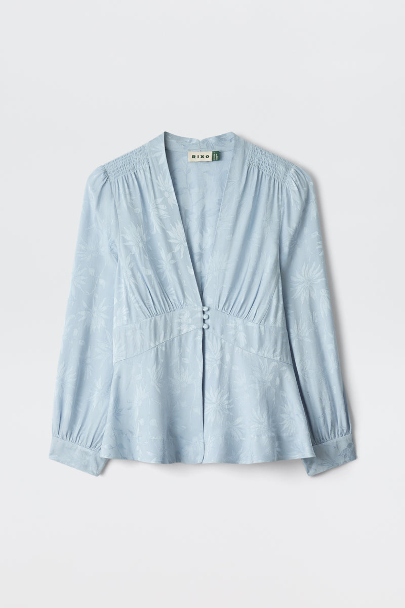 Lea - Daisy Jacquard Bluebell