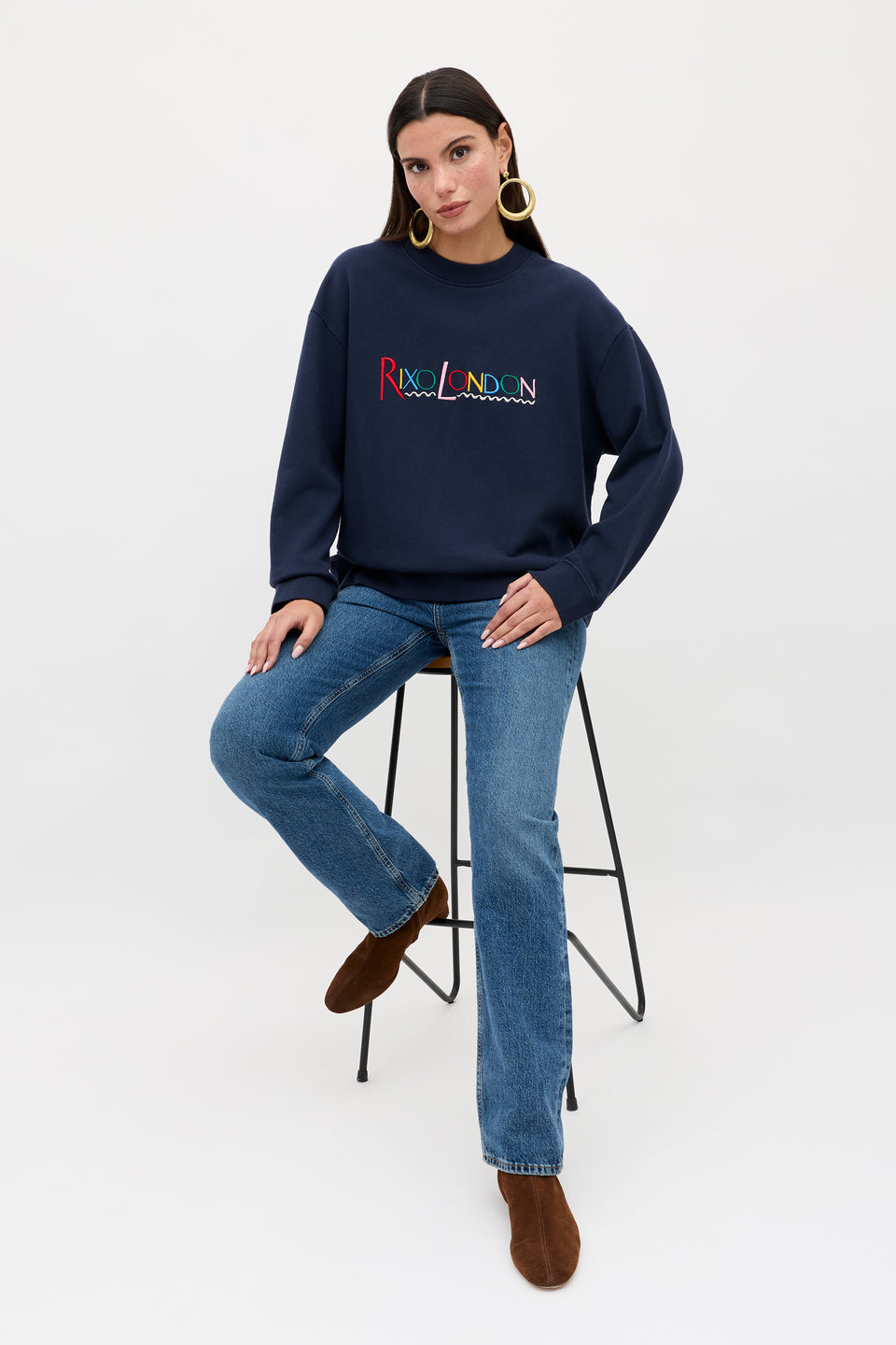 Blaze  -  London Embroidery Navy