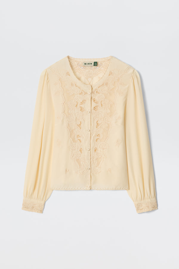 Faela -  Rosalie Embroidery Shell