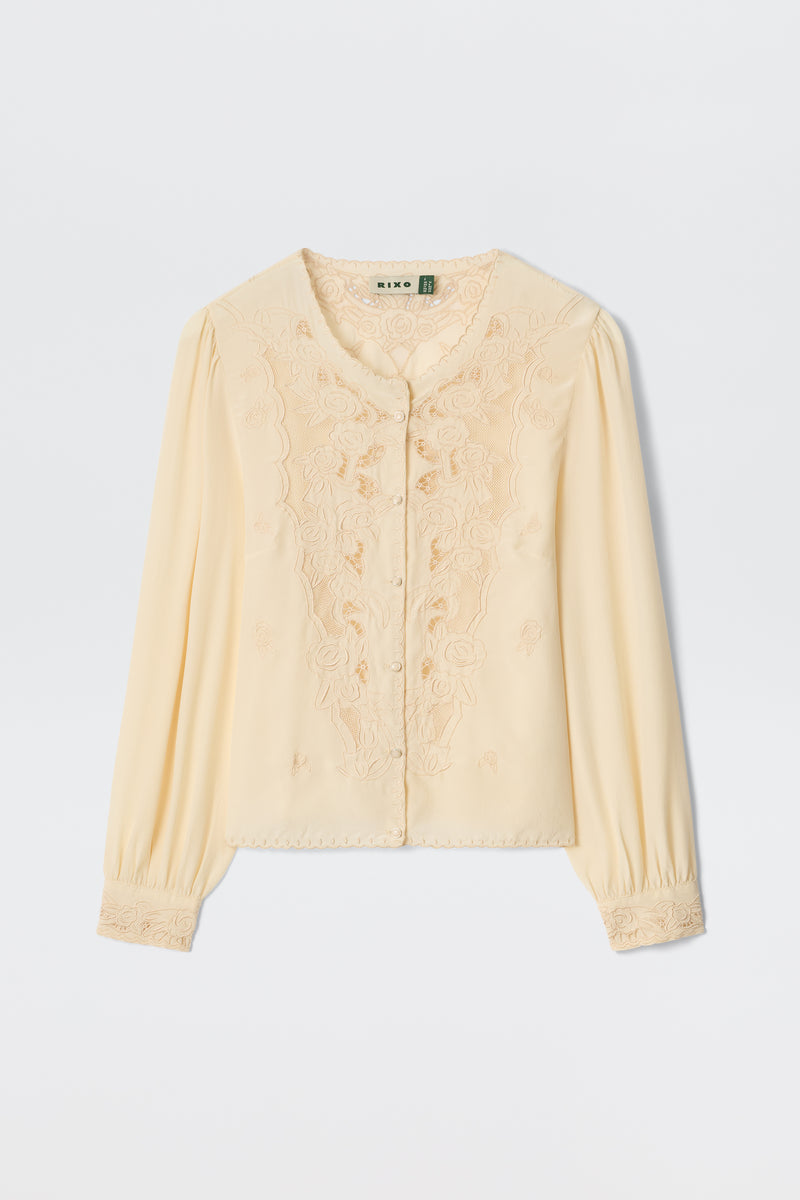 Faela -  Rosalie Embroidery Shell