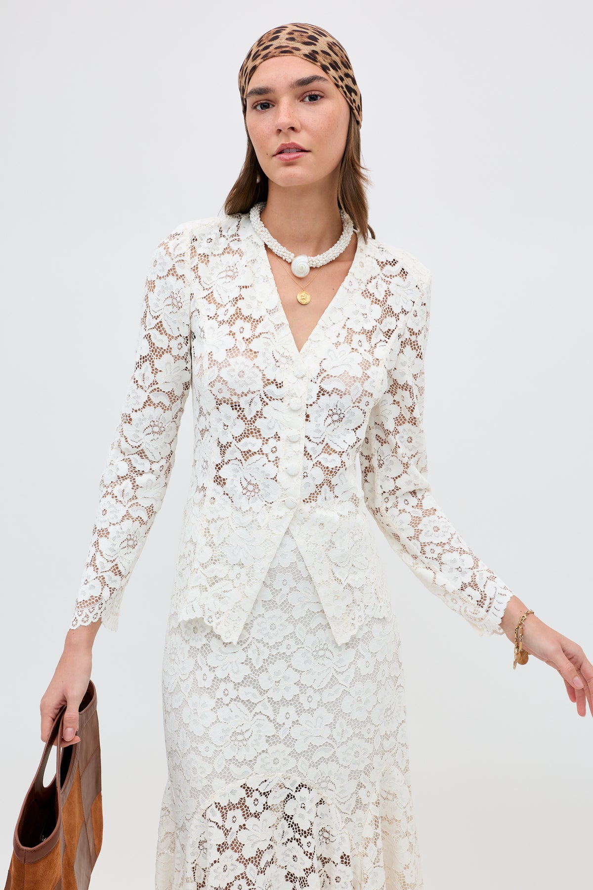 Padma Lace Top in Cream | RIXO USA Padma Lace Top in Cream | RIXO USA