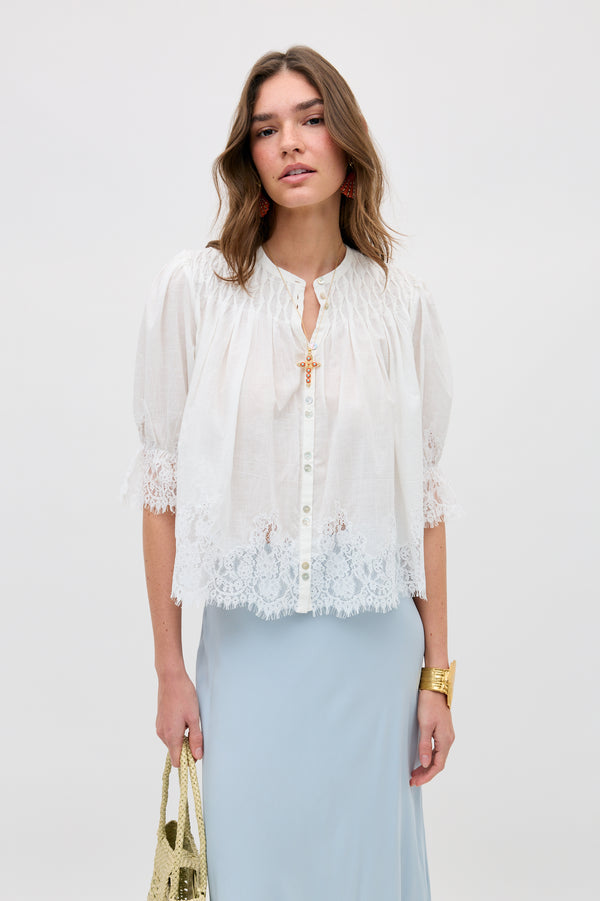 erika top ivory