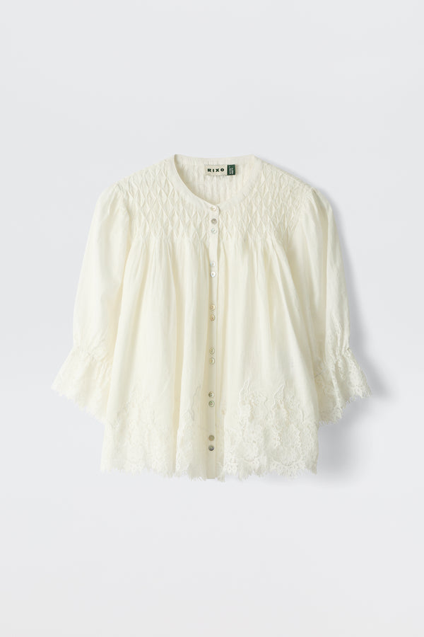 erika top ivory