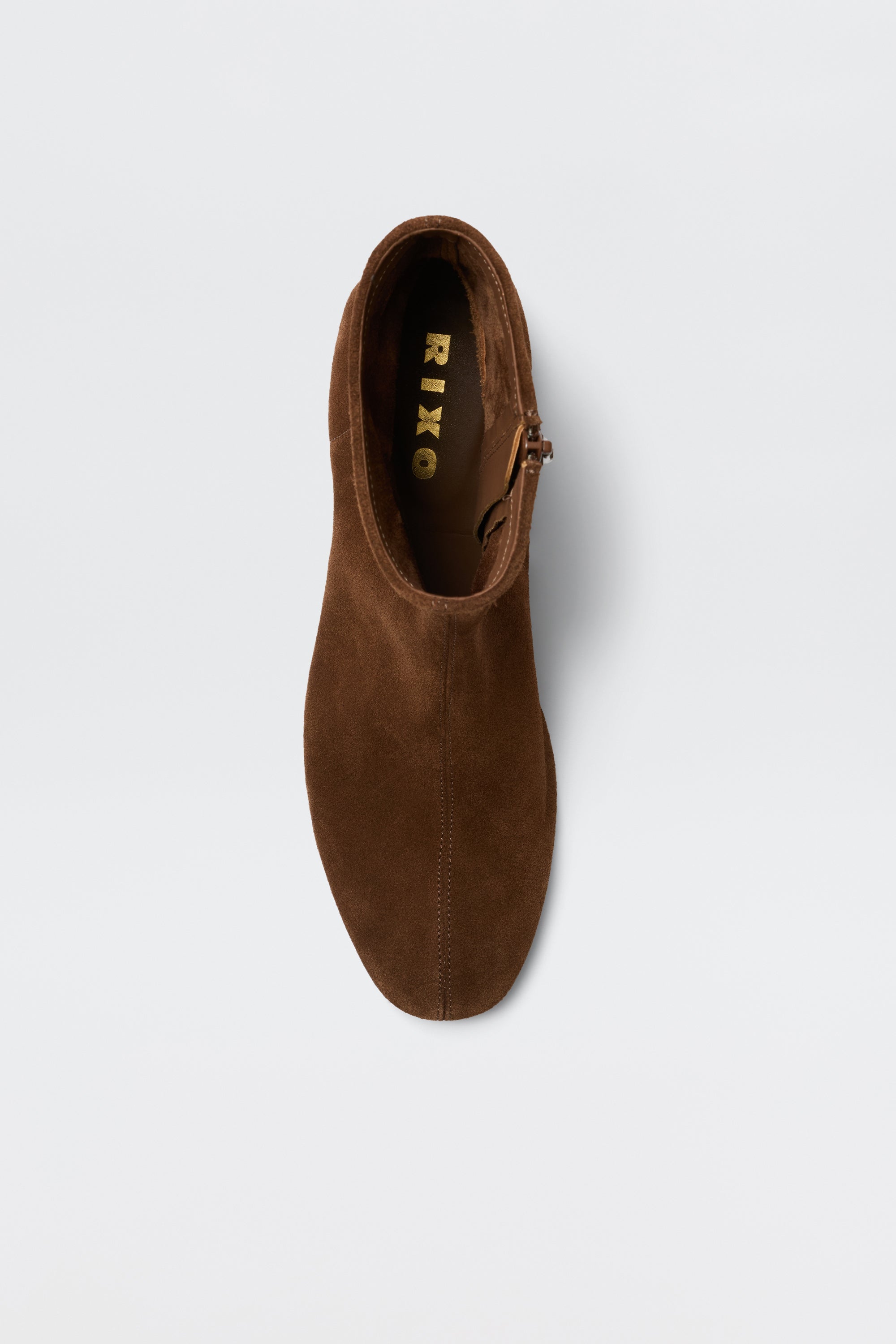 Botas Rey Boot Rey Suede Boots in Brown Chocolate | RIXO ⋆
