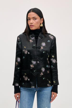 Sloane -  Oriental Flora Black