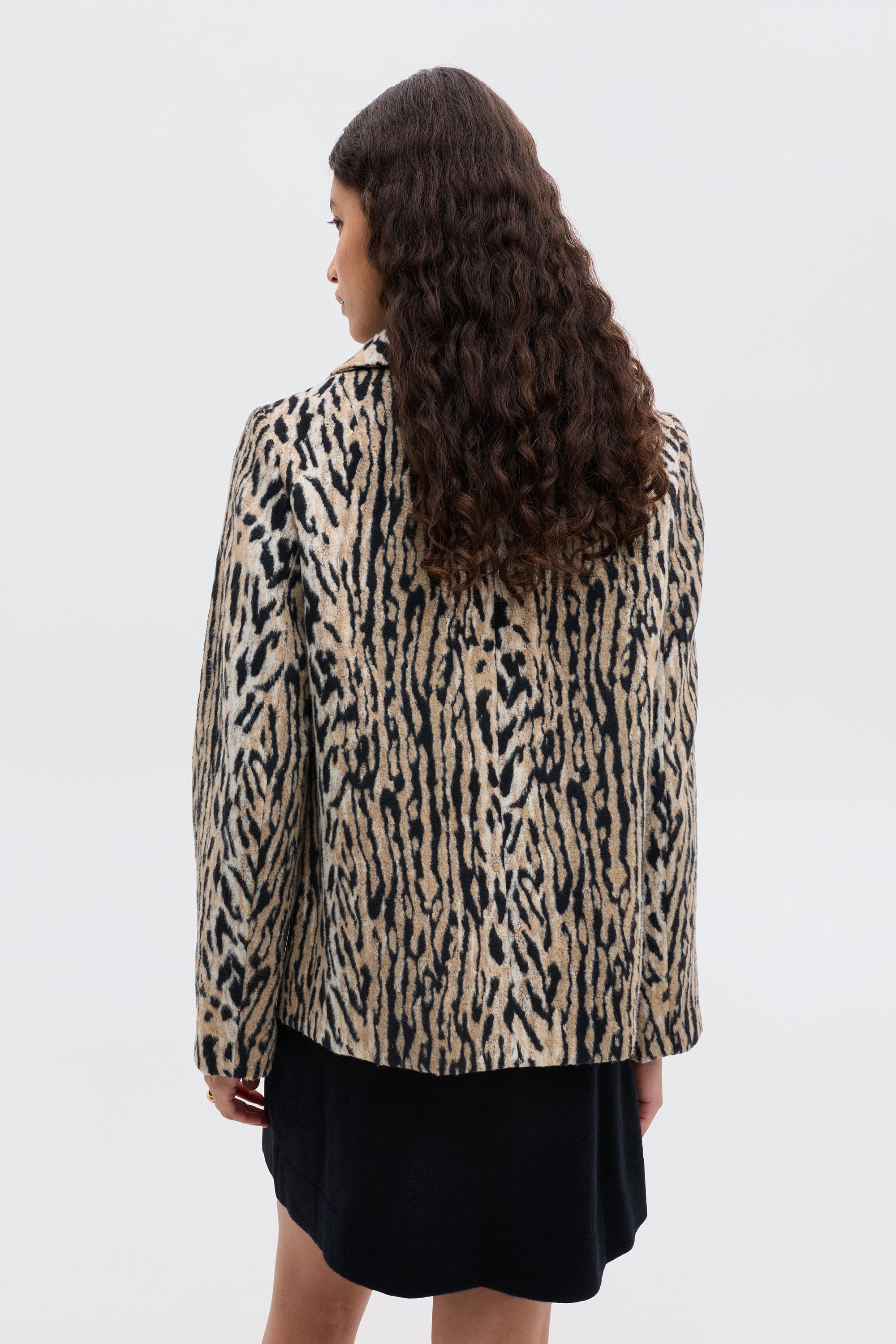 Tommie Leopard Jacket in Brown Bohemia Leopard | RIXO USA ⋆