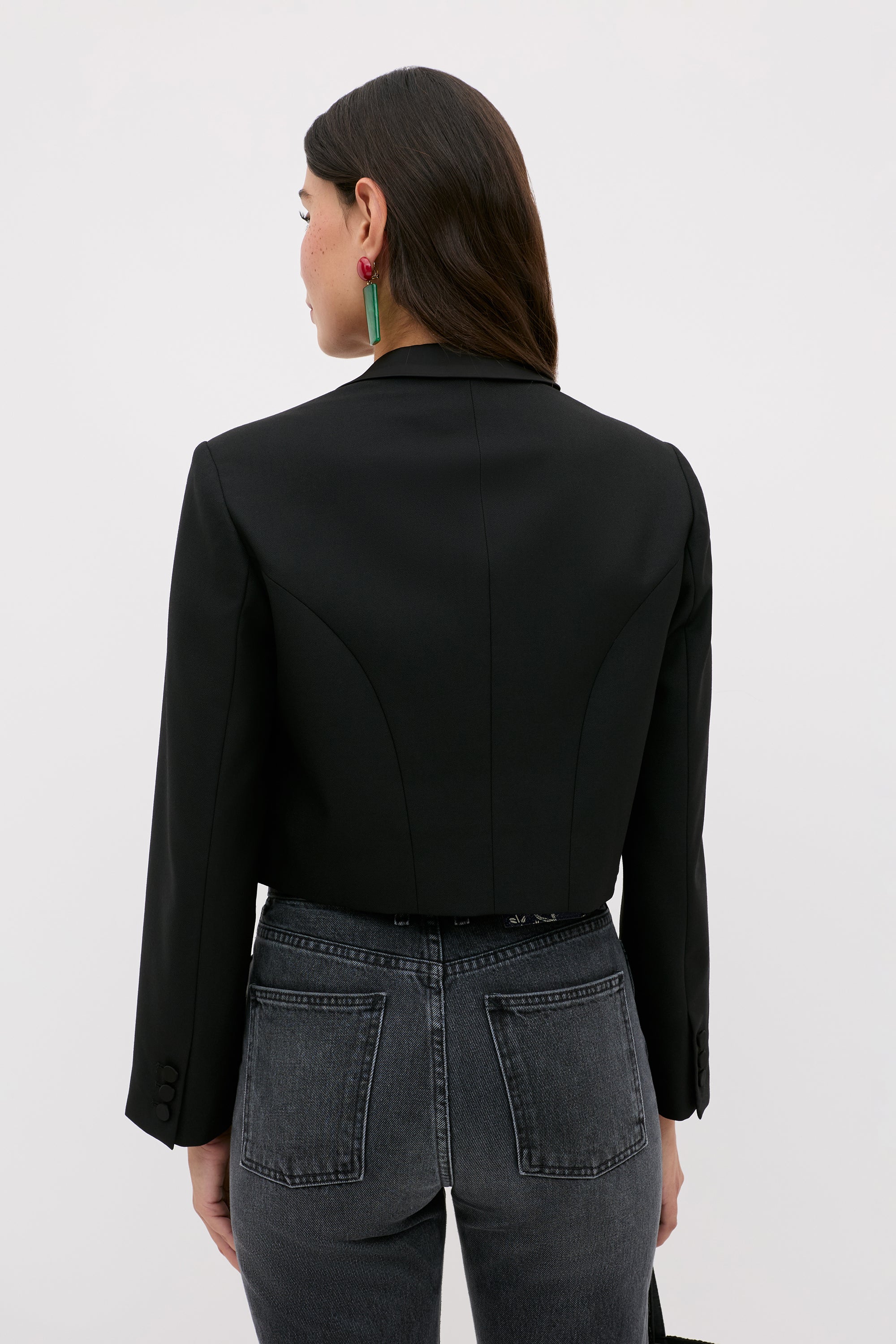 Meria Wool Jacket in Black | RIXO ⋆