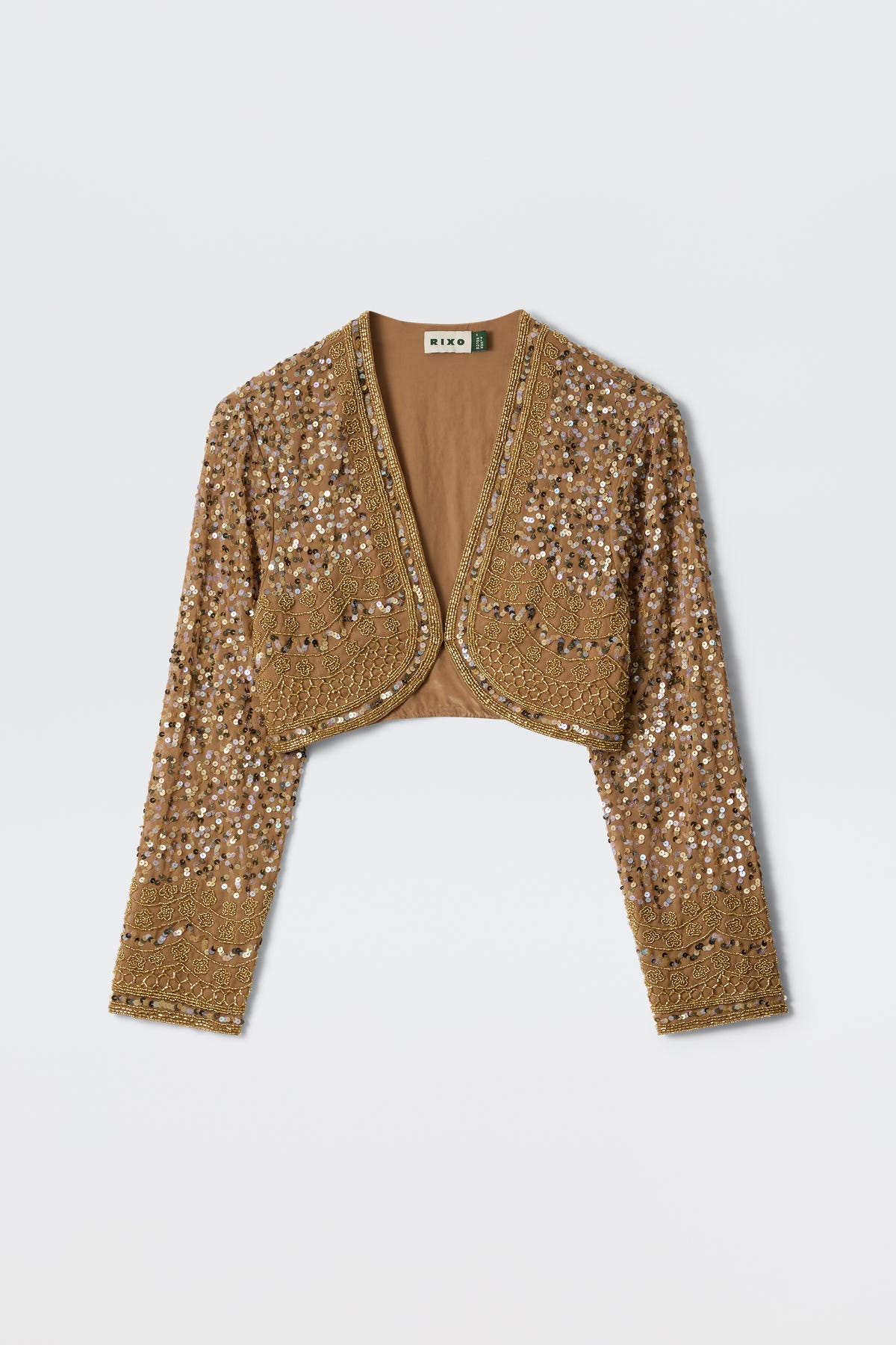 Cliona  -  Art Deco Embellishment Antique Gold