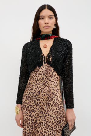 Cliona  -  Deco Embellishment Black