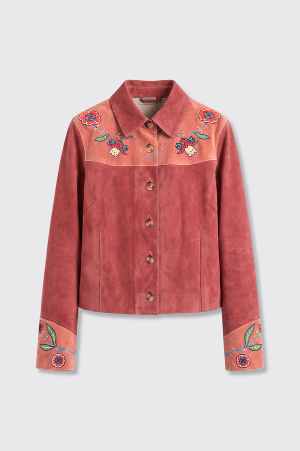 Karmen - Folk Bloom Appliqué Brown