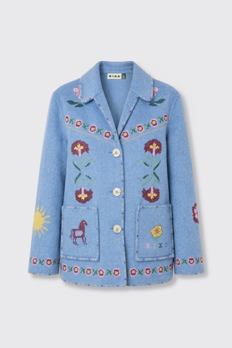 Tashia - Juliette Embroidery Blue