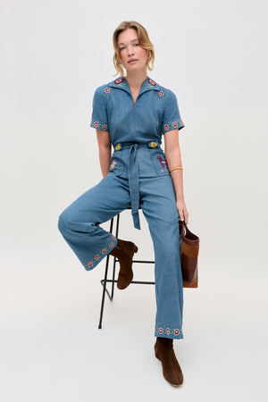 Briana - Juliette Embroidery Blue