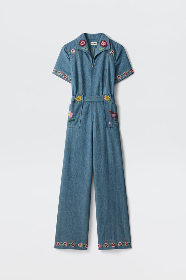 Briana - Juliette Embroidery Blue