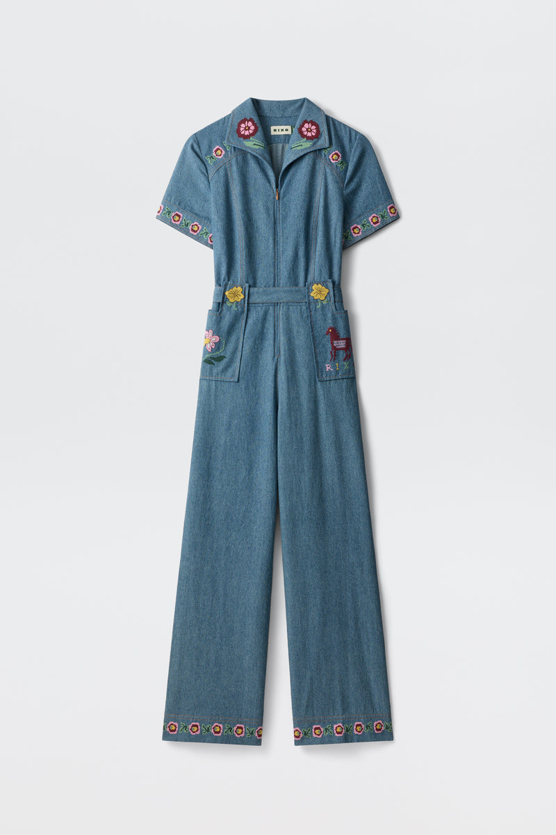 Briana - Juliette Embroidery Blue