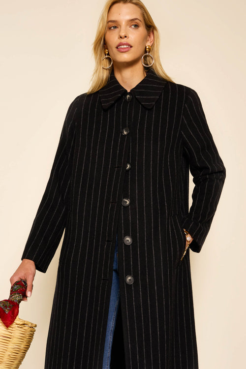 Milly - Pinstripe Black