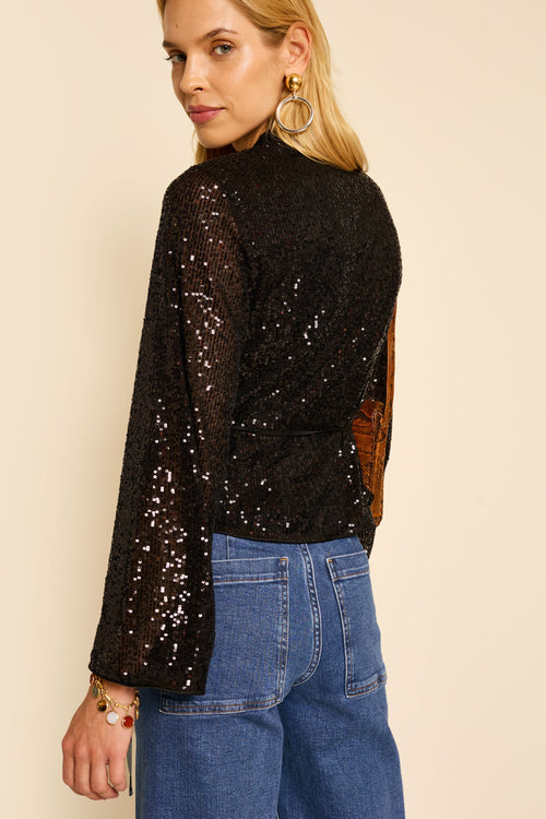 Blossom - Sequin Black