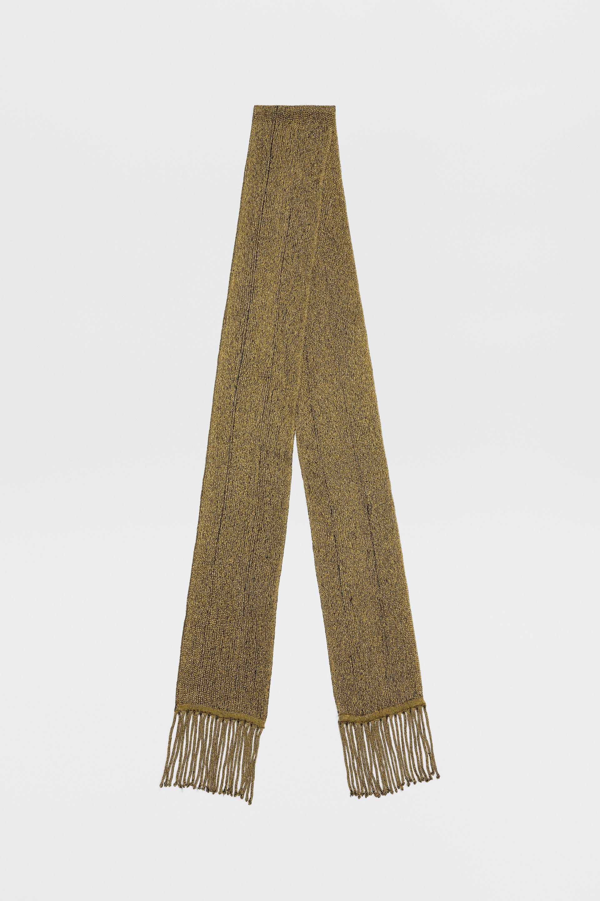 Channing Metallic Scarf in Gold | RIXO USA