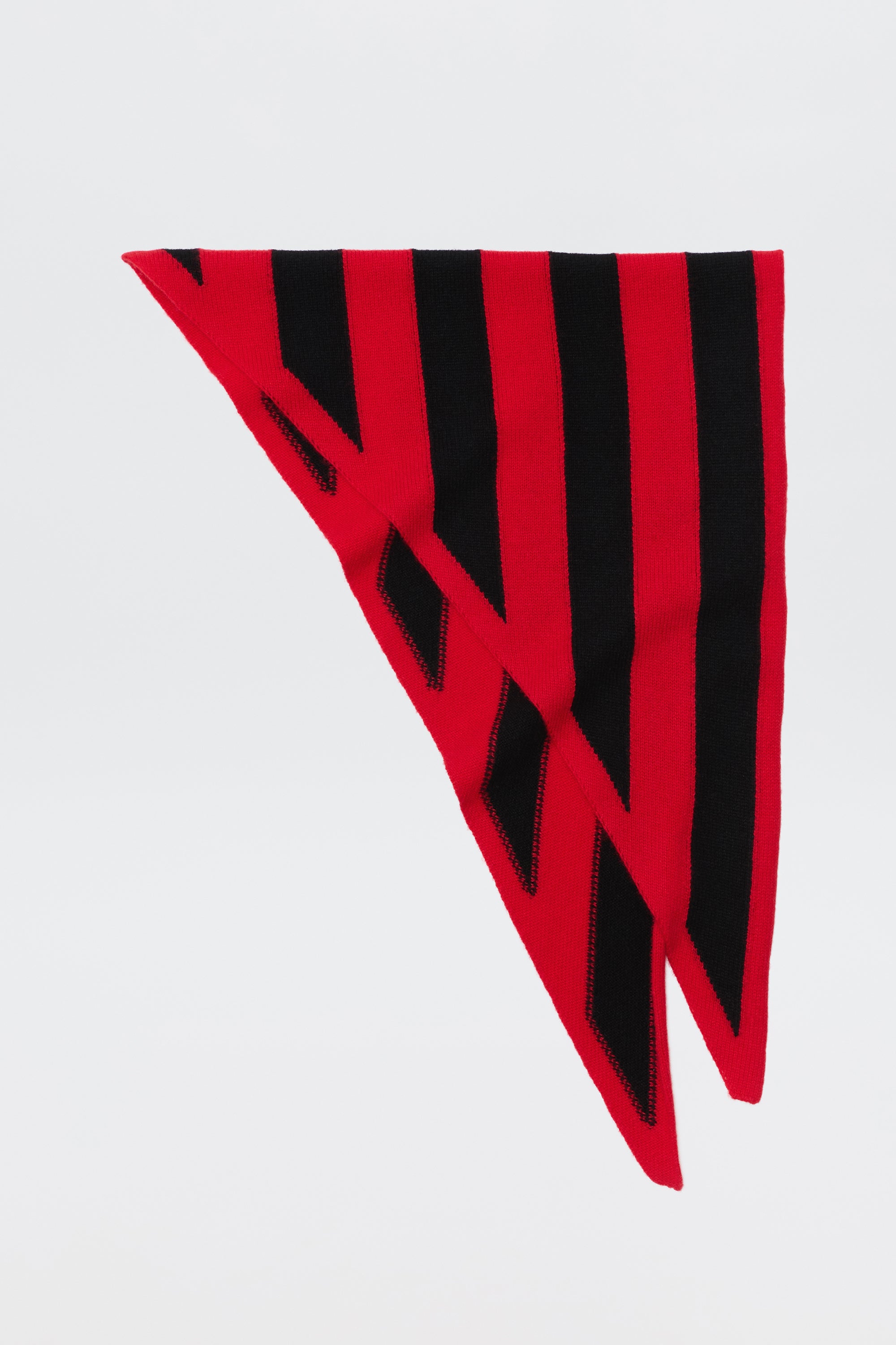 Lianora Wool-Cashmere Scarf in Sailor Stripe Red | RIXO USA ⋆