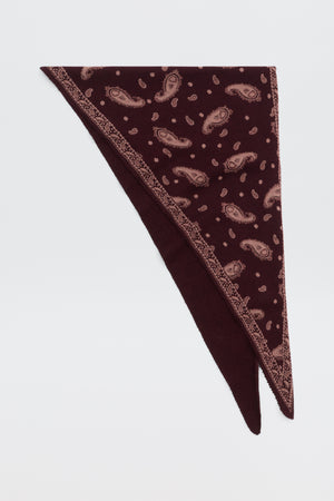 Lianora -  Daisy Paisley Knit Oxblood