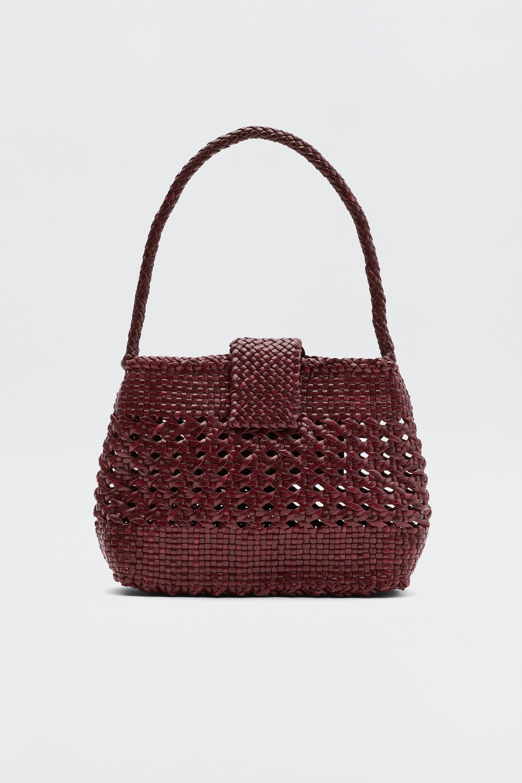 Amoria Leather Bag in Burgundy Bordeaux | RIXO USA ⋆