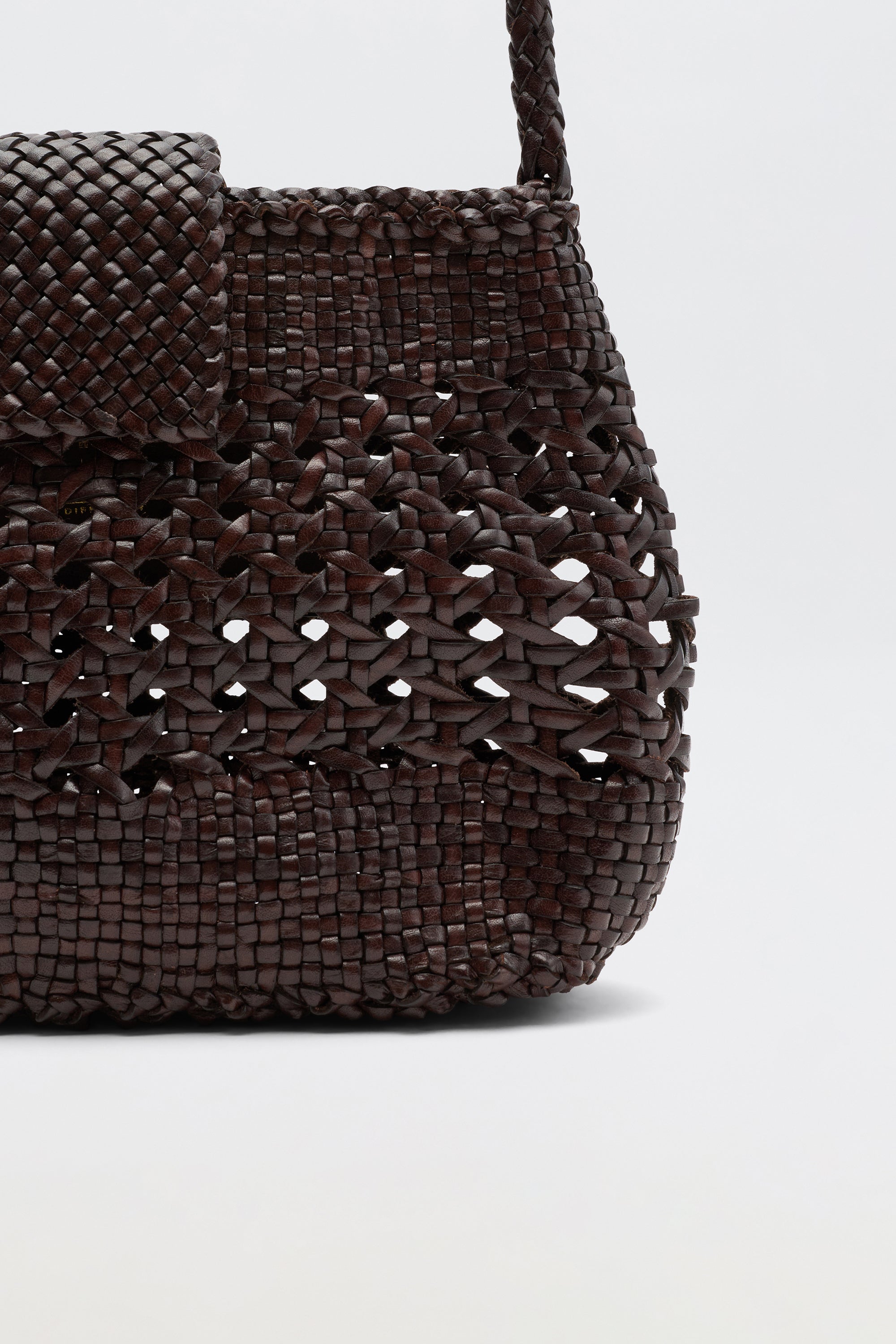 Amoria Leather Bag in Dark Brown | RIXO ⋆