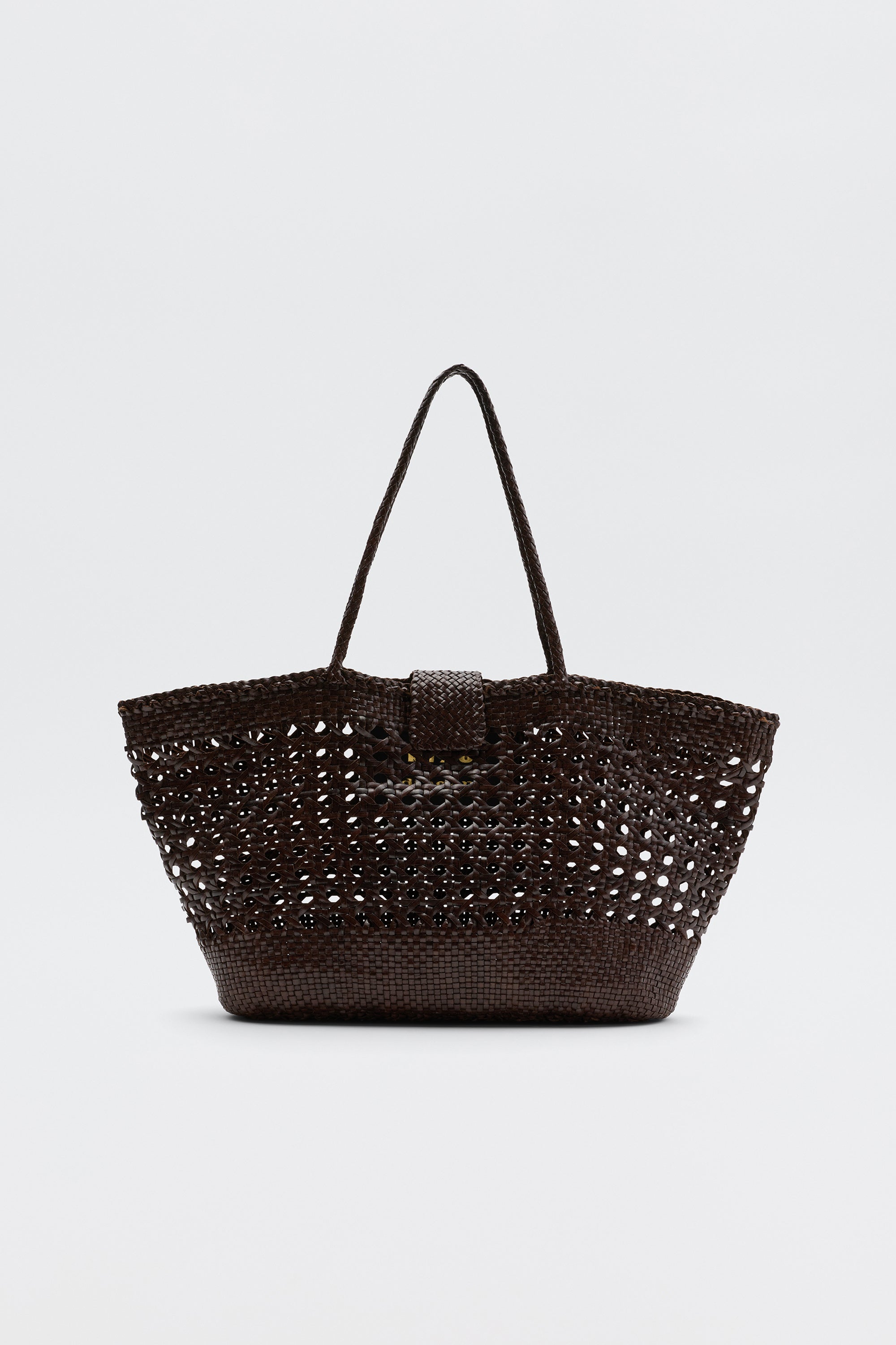 Lucine Leather Bag in Dark Brown | RIXO USA ⋆