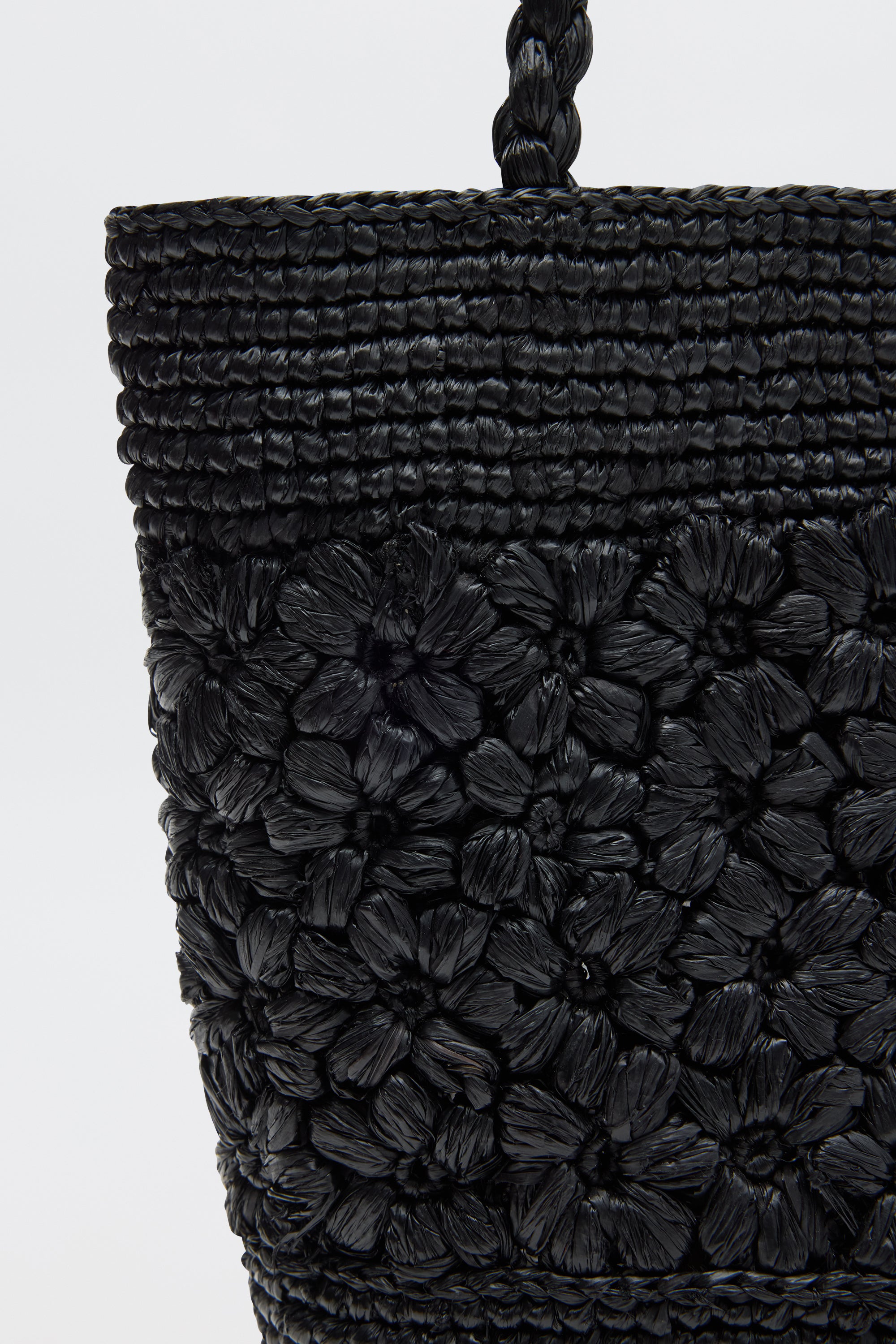 Milana Raffia Bag in Black | RIXO Worldwide ⋆