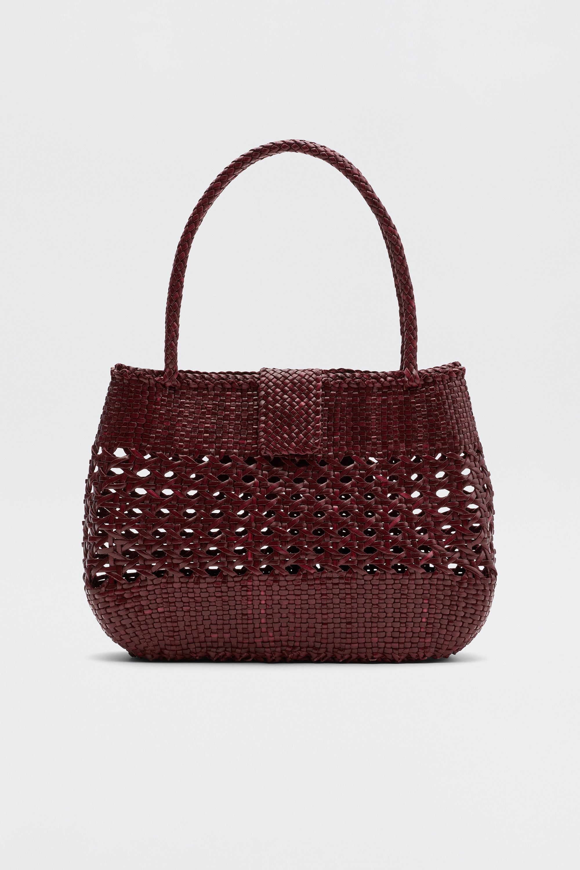 【美品】Oribianco leather bag Niamh Leather Bag in Burgundy Bordeaux | RIXO ⋆