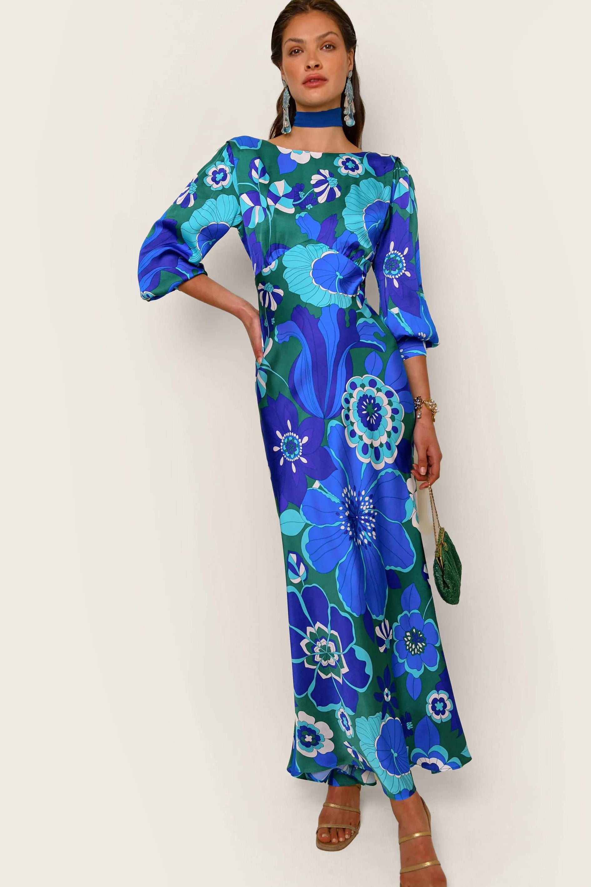 marni - miami floral emerald – RIXO ⋆