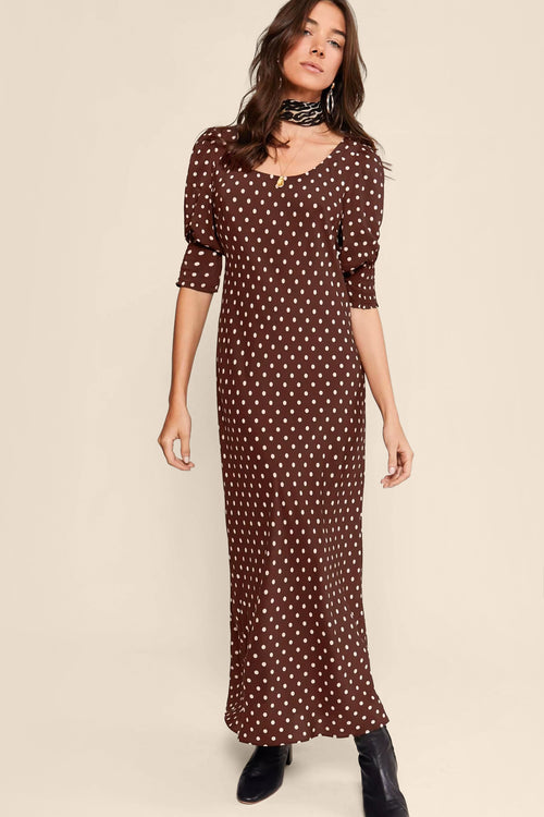 Oleander - Polka Dot Brown