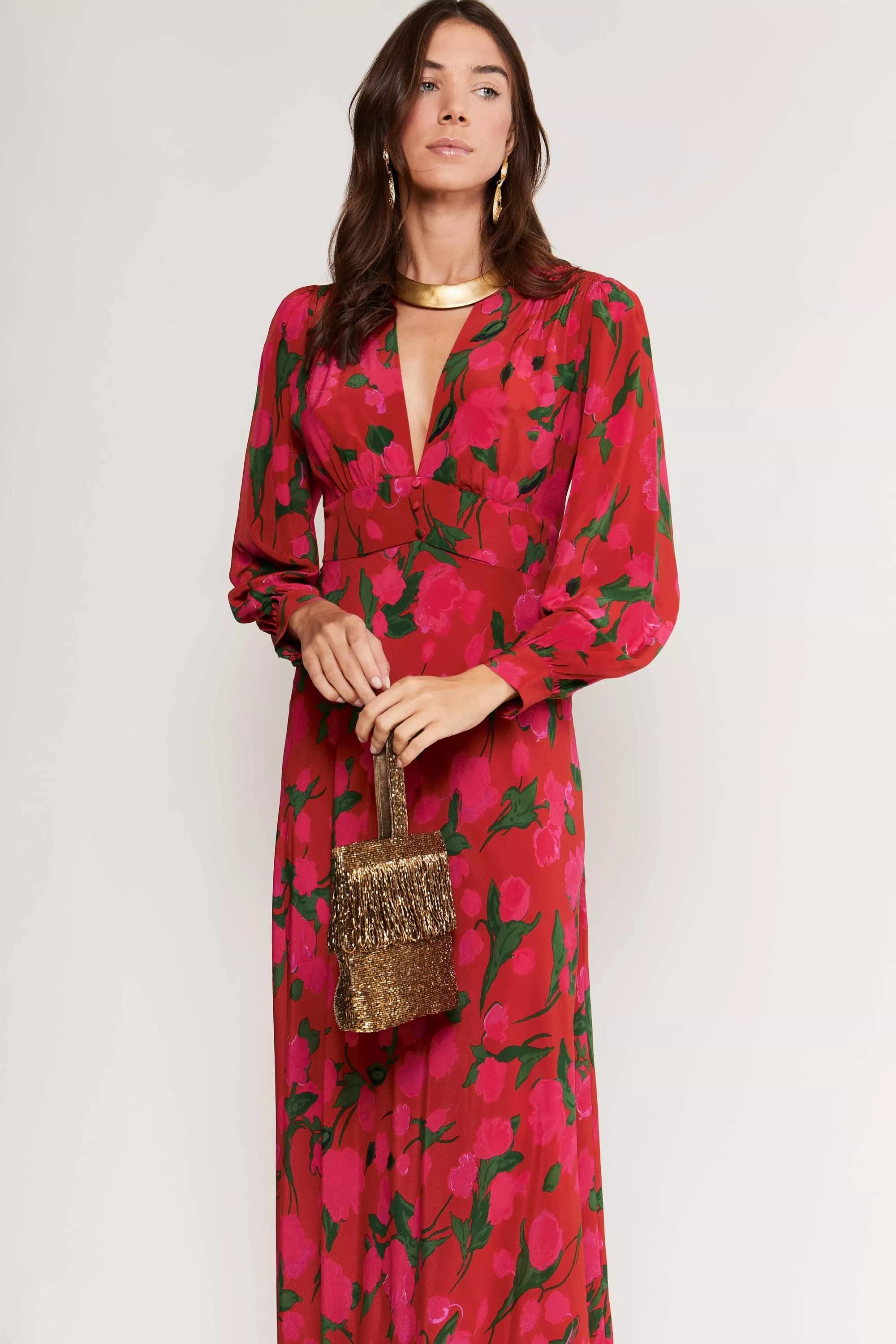 emory - fontainhas floral red – RIXO ⋆