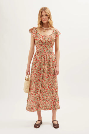 Ebony  -  Ditsy Trail Cream