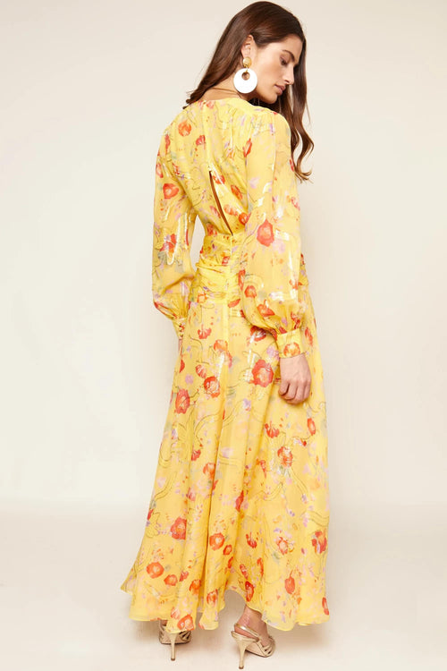 Meera Silk-Blend Gown